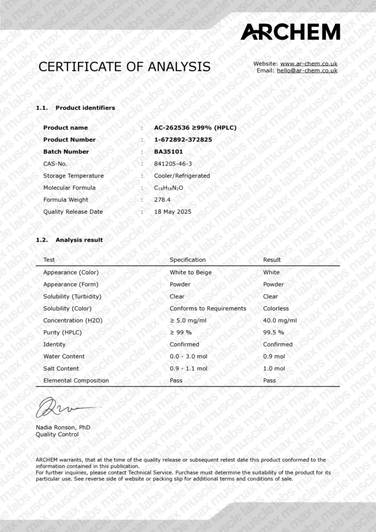 AC-262536 COA BA35101