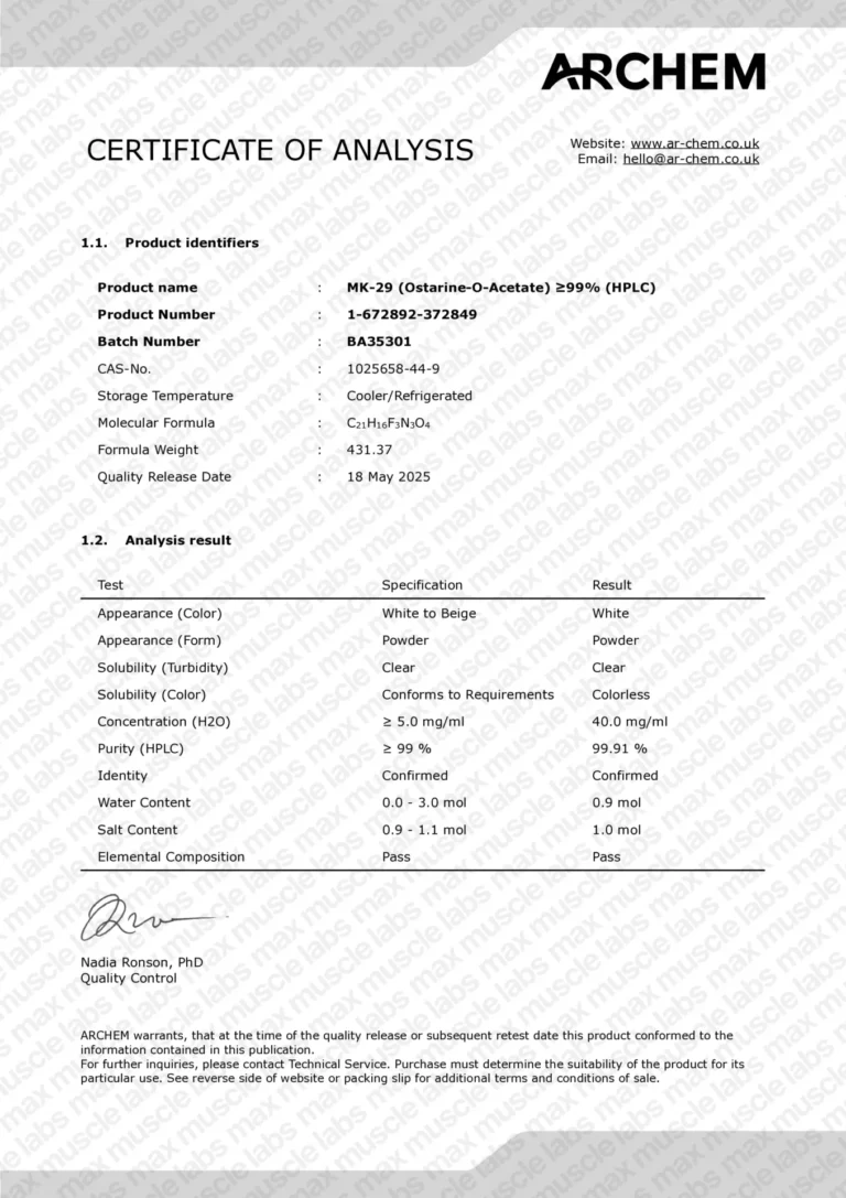MK-29 COA BA35301