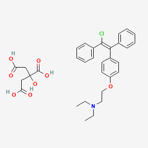 The structure of Enclomiphene 